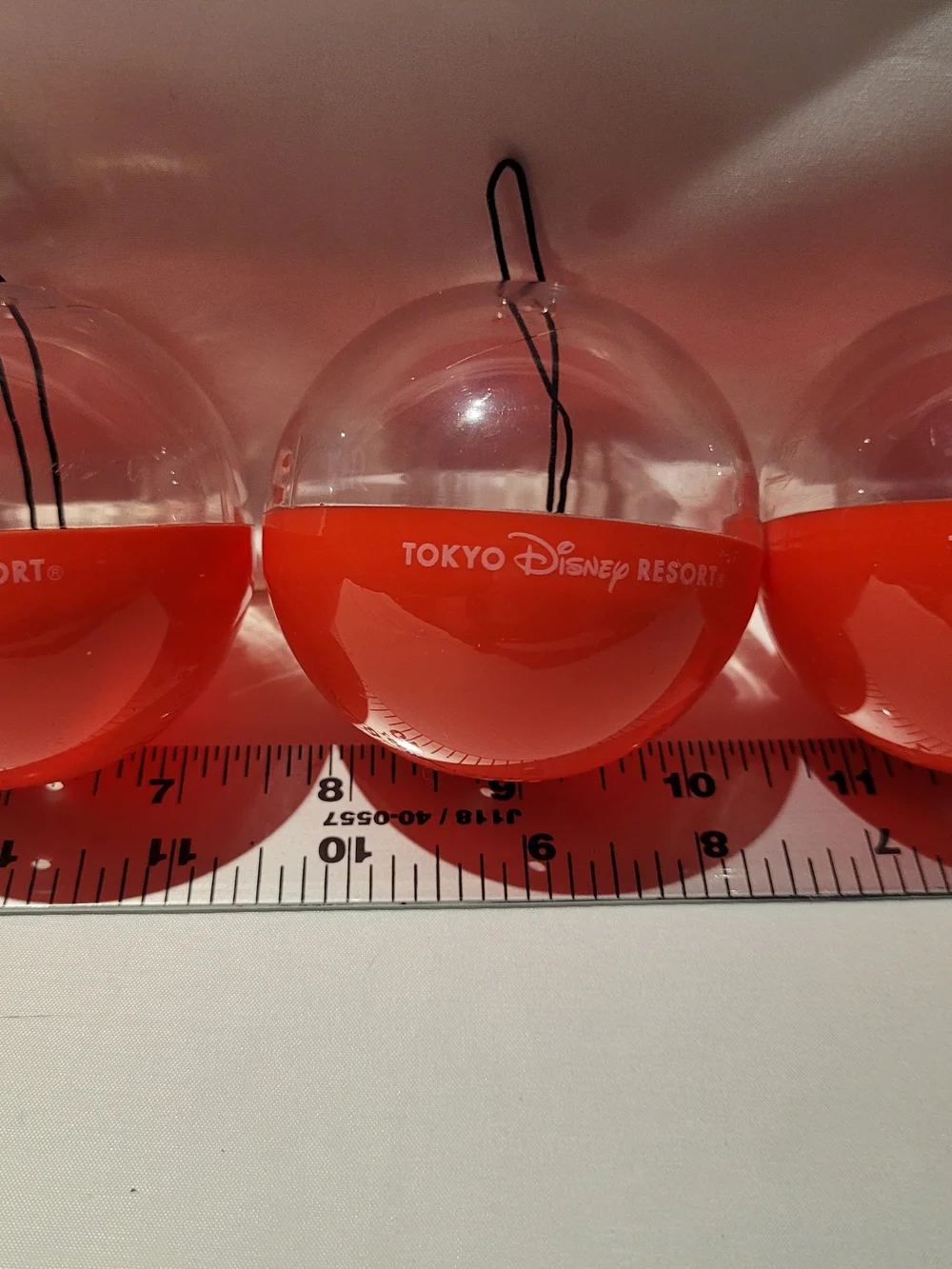 Set of 3 Disney Mickey Mouse Red Pants Gacha Capsules